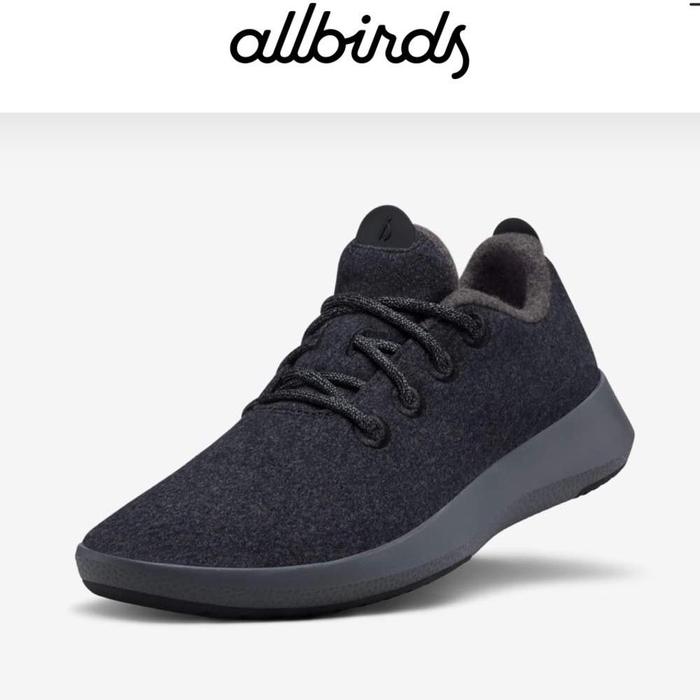 ALLBIRDS Mizzle Navy Gray Runners Shoes 12